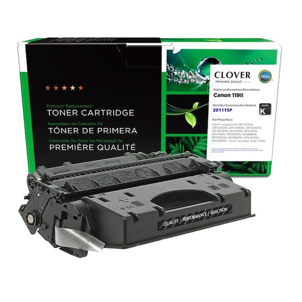 Cig Clover Imaging Remanufactured Toner Cartridge for Canon 119II 3480B001 201115P - main